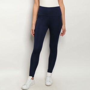 Navy Blue Women's Leggings